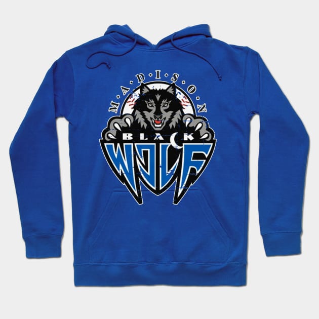 Madison Black Wolf Hoodie by wifecta